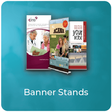 trade show banner stands